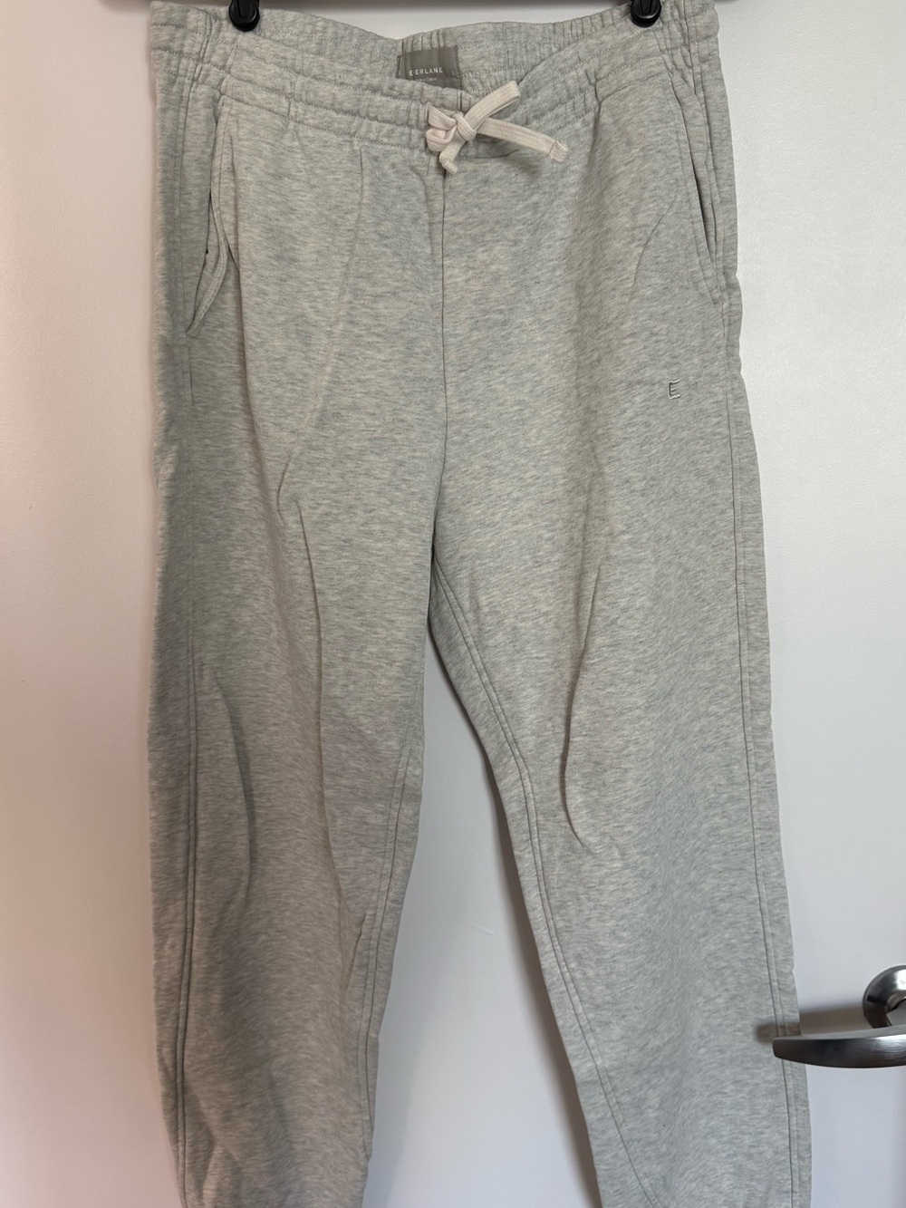 Everlane Heather Gray Drawstring Joggers